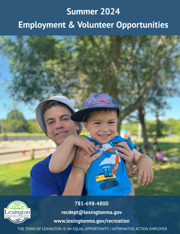 Community Announcements Summer 2024 Employment & Volunteer Opportunities with Lexington