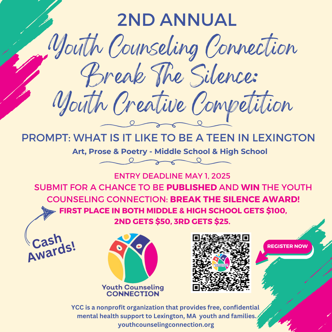 Community Announcement: Youth Counseling Connection Break the Silence ...